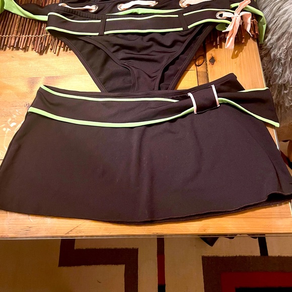 Lucky Brand Co Bathing Suits 5 Piece Set Sz L - Picture 2 of 8